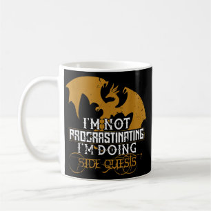 Mug Drôle Ne Procrastinant Pas Faire Des Quêtes Côtièr