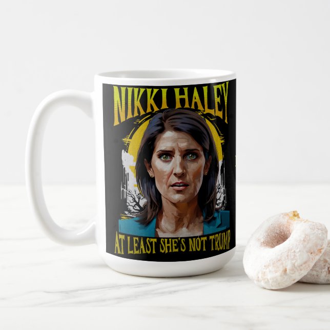 Mug Drôle Nikki Haley (Avec donut)