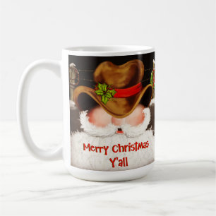 Mug Drôle Noël Cowboy Père Noël