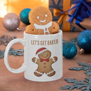 Mug Drôle Noël Gingerbread Homme Personnalisé