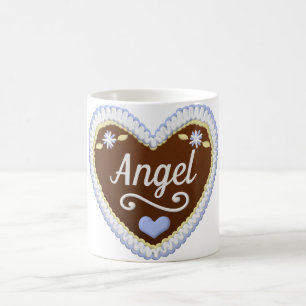 Mug Drôle Nom personnalisé Gingerpain Cookies Coeur