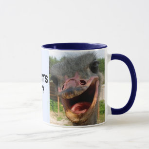 Mug Drôle Ostrich Bird Photo What's Up