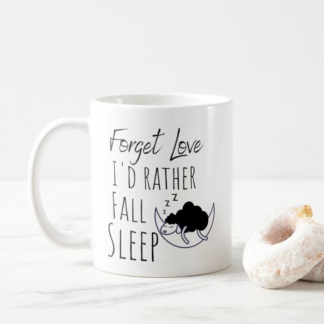 Mug Drôle Oublier Amour (Avec donut)