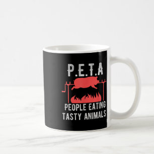 Mug Drôle P.e.t.a Gens Mangeant des animaux savoureux