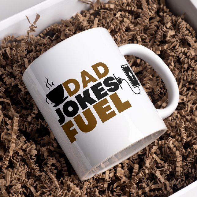 Mug Drôle Papa plaisante Fuel Coffee Lover Fête des pè (Créateur téléchargé)