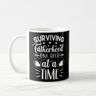 Mug Drôle papa - Survie paternité avec la bière