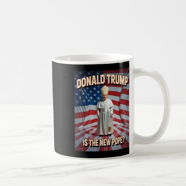 Mug Drôle Pape Et Président Donald Trump (Droite)
