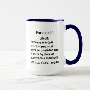 Mug drôle Paramedic Définition cadeaux pour hommes fem