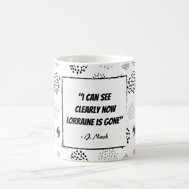 Mug Drôle paroles mal entendues style années 80 (Centre)