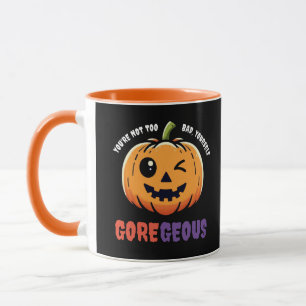 Mug Drôle pas trop mauvais Gore Geous mignon Citrouill