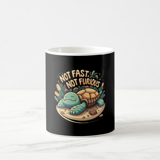 Mug Drôle Pas Vite Pas Furieux (Centre)