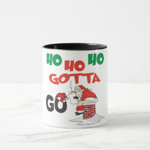 Mug Drôle Père Noël HO HO HO HO Gotta Go