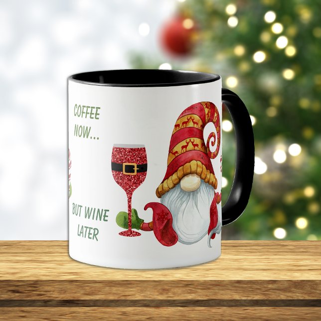 Mug Drôle Père Noël Party Gnome (Créateur téléchargé)