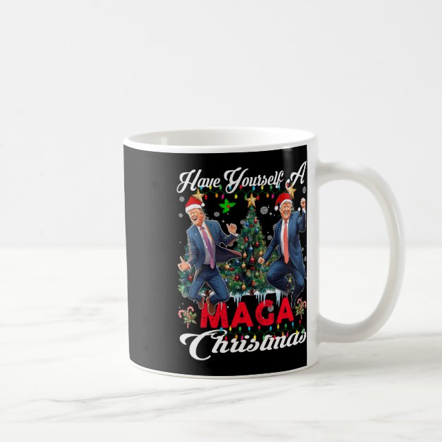 Mug Drôle Père Noël Trump S'Est Joyeux Noël (Droite)