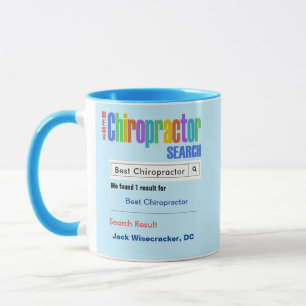 Mug Drôle personnalisé meilleur chiropraticien cadeau 