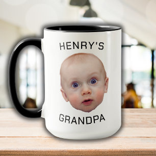 Mug Drôle personnalisé visage bébé