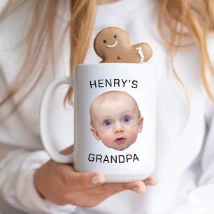 Mug Drôle personnalisé visage bébé