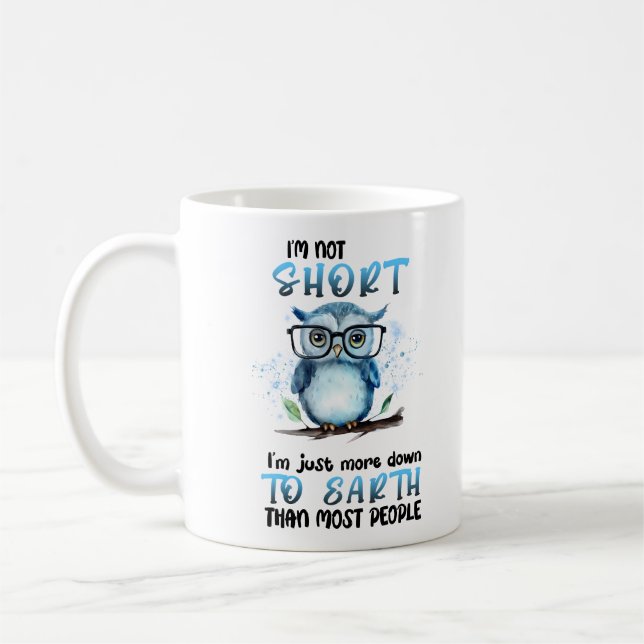Mug Drôle Petit Chouette Dit (Gauche)
