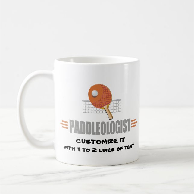 Mug Drôle Ping Pong (Gauche)