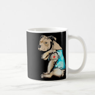 Mug Drôle Pitbull Chien J'aime grand-père tatouage drô