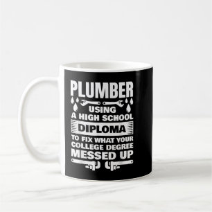 Mug Drôle Plumber Art Pour Hommes Femmes Pipefitter Pi