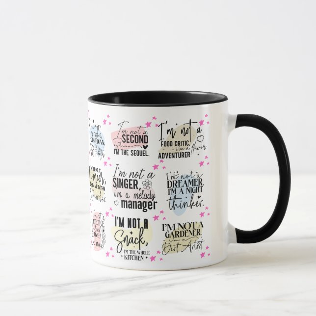 Mug Drôle Plusieurs Citations/ Citations (Droite)