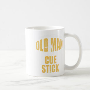 Mug Drôle Pool Billard Joueur Snooker Vieux Homme Avec