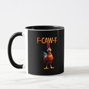 Mug Drôle Poulet F-Caw-F gothique Vinta