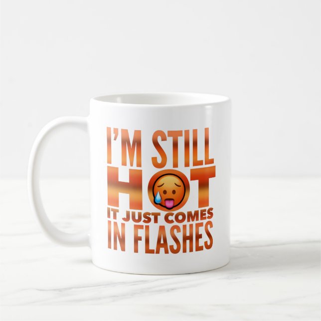 Mug drôle pour les bouffées de chaleur de la ménop (Gauche)