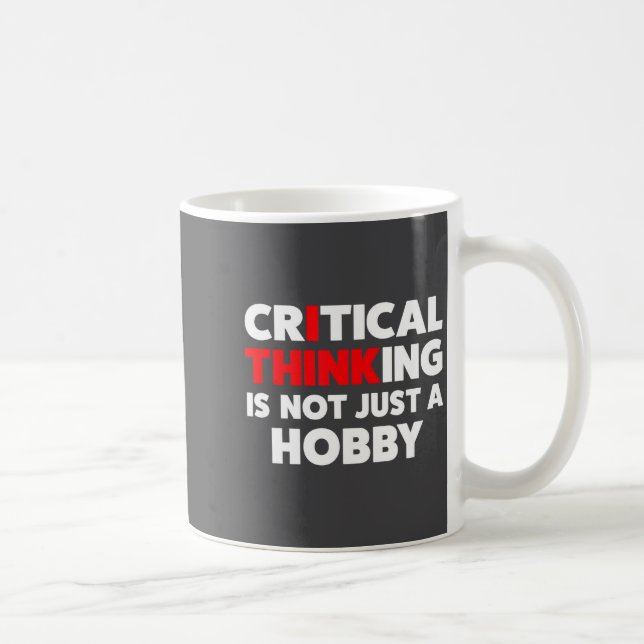 Mug Drôle pour les sceptiques - Citations de pensée cr (Droite)