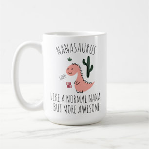 Mug drôle pour Nana, Nanasaurus grand-mère cadeau,