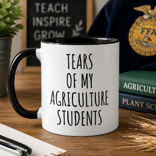 Mug drôle pour professeur d'agriculture Cadeau pou
