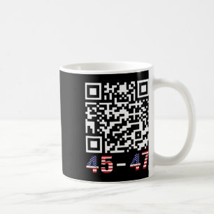 Mug Drôle président du Qr Trump 45 47 Tee Trump Danser