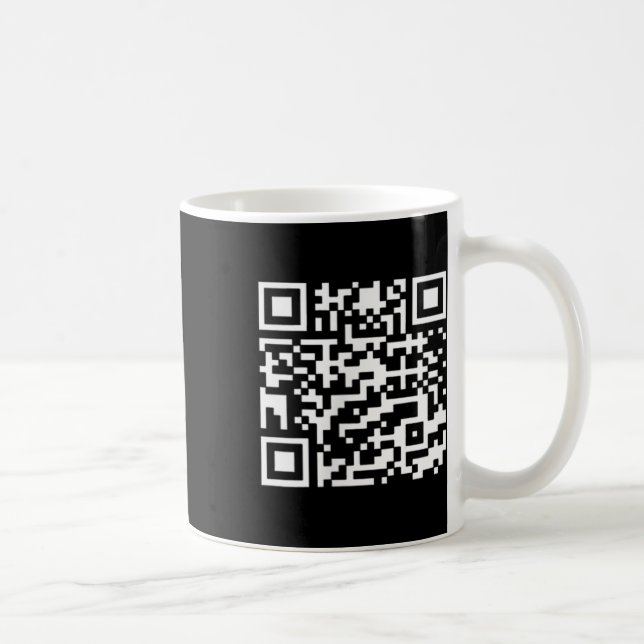 Mug Drôle président Qr Trump Code de danse _1 (Droite)