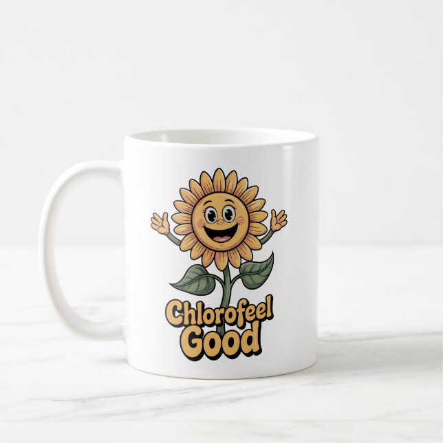 Mug Drôle Prof de Biologie Chlorofeel Bon Jeu de M (Gauche)