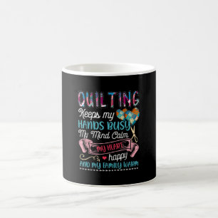 Mug Drôle Quilting Quilting Garde Mes Mains Occupées