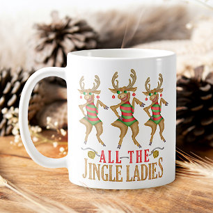 Mug Drôle Rendez-vous de Noël Toutes les Dames Jingle