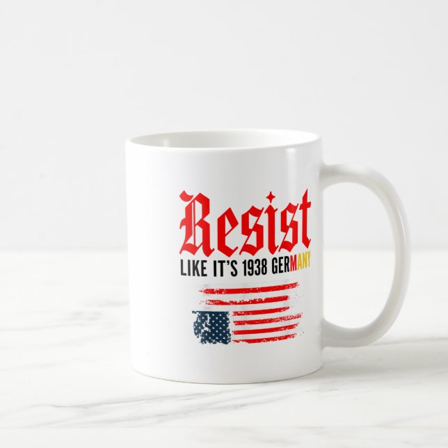 Mug Drôle Résistez À La Citation Comme Son Allemagne D (Droite)