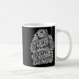 Mug Drôle Respecter La Marmotte Dans Le Style De La Jo