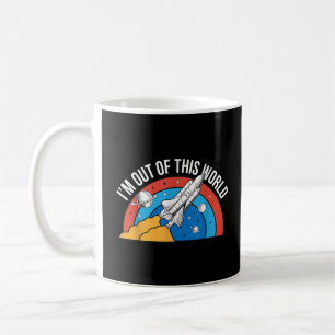 Mug Drôle Retro Je suis sorti de cette fusée spatiale