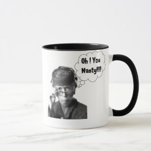 Mug Drôle Retro Lady Oh You Nasty