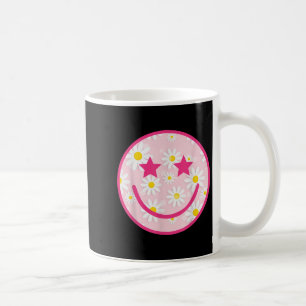 Mug Drôle rose Happy Face Fleur Smile Fleur Sourire Vi