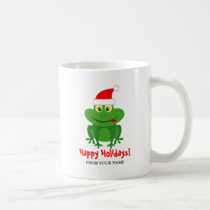 Mug Drôle Santa Claus grenouille dessin sur mesure Noë