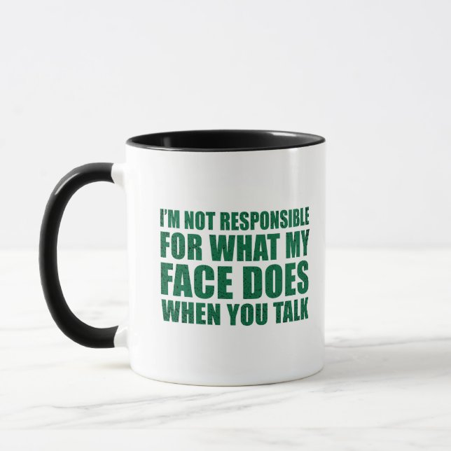 Mug Drôle sarcastique citations sarcastique humour int (Gauche)