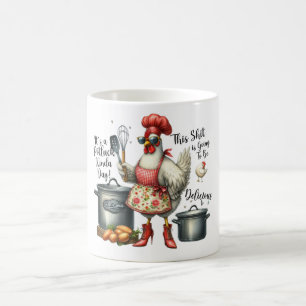 Mug Drôle/Sarcastique Paroles d'animaux/poulet