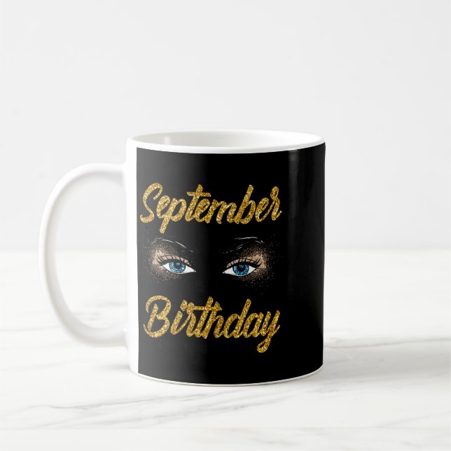 Mug Drôle Septembre Est Anniversaire Tout Le Mois (Gauche)