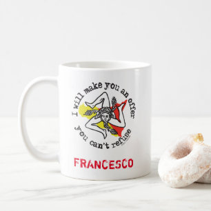 Mug Drôle Sicilien Parrain Italien Humour de la mafia