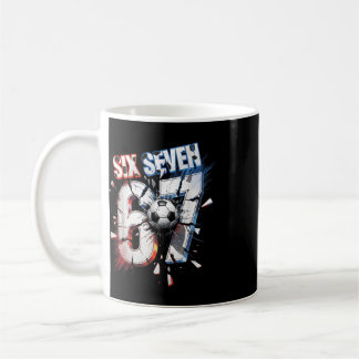 Mug Drôle Six Sept 67 Bruh Cool Cadeau De Football Pou