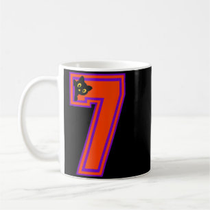 Mug Drôle Six Sept 6 7 Halloween Chat Noir Enseignant