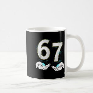 Mug Drôle Six Sept 6 7 Mème Gén Alpha Argot 6 7 Mains